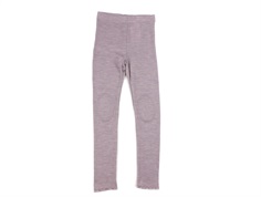 Name It purple dove pointelle leggings merino wool